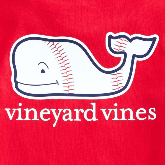 Vineyard Vines Other - ❤️⚾️Vineyard Vines Boys Size L Baseball Whale Pocket T-Shirt ⚾️❤️